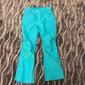 Burton women’s ski snowboard pant. Teal green
